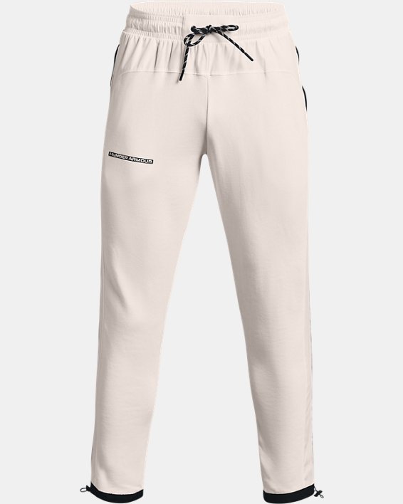 Men's UA Rival Terry AMP Pants, White, pdpMainDesktop image number 5
